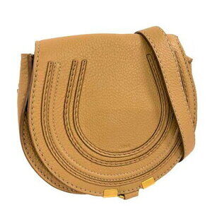 Chloe Marcie Shoulder Bag Brown Leather Crossbody